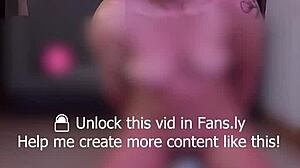 Filipina neighbor masturbates during homemade fitness workout