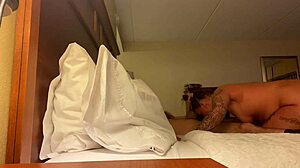 Wife Deep Throats Big Cock in Hotel Room