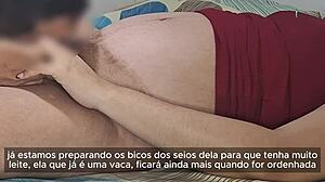 Married Milf Blows Cuckold Bareback Almost Caught By Son.