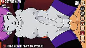 Futanari Futa Doggy Style Cumshot Scene