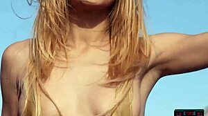 Watch Lorena Hidalgo rip clothes for outdoor striptease?