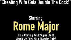 wife aria khaide pounded hard by rome major