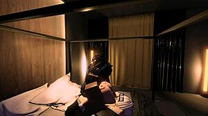 Whore begged for my big black cock and got a creampie in her pussy 😈