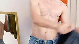 english bull strips down, showing off ripped body!