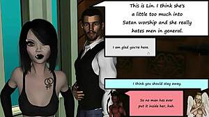 i corlan plays unexpected party with z clover, her hairy pussy gets cumshot