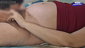 Married Milf Blows Cuckold Bareback Almost Caught By Son.