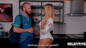 Fuck my pussy hard plumber big-ass blonde pays for services with her body monster cock doggystyle blowjob quickie brunette ass brazilian anal big cock big tits