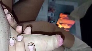 Little stepsister moves into my room for close-up view