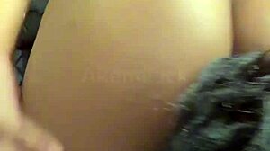 Suggestive Latina Enjoys Outdoor Anal Assfucking in Public with Plug