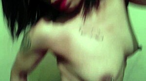 Rebecca's Sexy Striptease And Dildo Masturbation Compilation