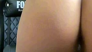 Suggestive Latina Enjoys Outdoor Anal Assfucking in Public with Plug