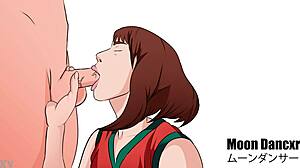 Uraraka Sucking His Cock in POV ASMR