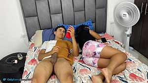 Ebony Girl Masturbates Then Gets Fucked Hard