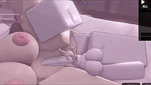 Having a great time with this bent-over prostitute in doggystyle 😏