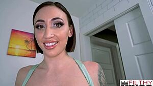 Stepsis Wants To Help With Riding, POV, Missionary, And Shaved Pussy Action