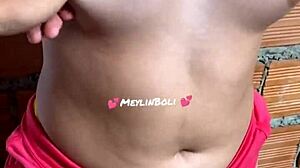 First time fucking my stepsister's tight pussy on the terrace.