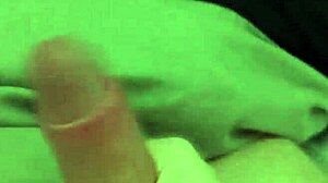 she's naked and sensually masturbating with her monster cock, feeling every inch in her homemade session