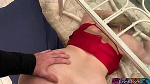 Stepmom STUCK Cleaning Living Room, Erin Electra Takes HARD POUNDING.