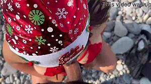 Valentina gets fucked on beach after party