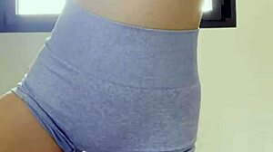 Slut dirty dance with wet pussy in vertical video