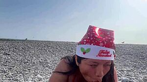 Valentina gets fucked on beach after party