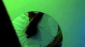 Brunette Enjoys Release with Husband