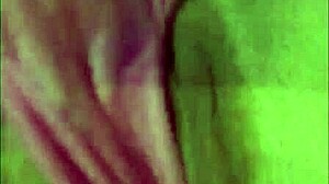 Beautiful Latina Masturbates with Dildo in Small Room