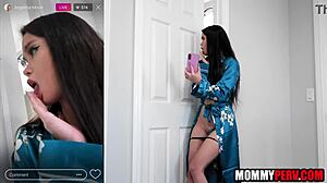hey, my asian stepmom spied on me showering - taboo pov fun with small tits brunette! what's next, mommyperv?
