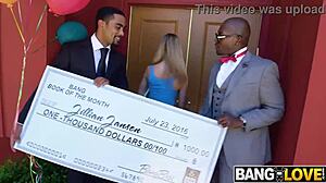 Jillian Janson Wins Two Black Cocks