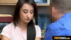 teen thief gets punished by police officer