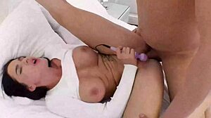 Serina rides stepdad in naughty cowgirl