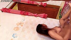 Teaching Skinny Sister-in-Law to Suck Dick