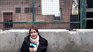 Zarina Massoud Flashes and Pisses in Public Like a Naughty Teen