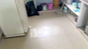 Busty stepdaughter gives new year gift to perverted old stepdad