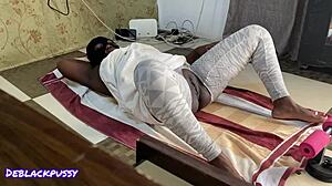 Intense Workout Turns Gym's Attention to My Exposed Black Pussy