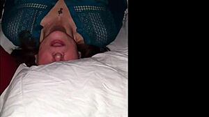 husband shares horny wife with friend in bedroom