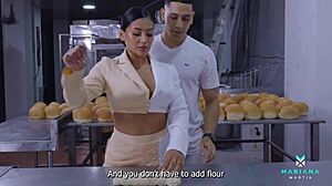 Baker Mariana Martix filled by Max Betancur in wild encounter