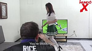 He fucks his European friend hard with big cock in anal and deepthroat, cumming in mouth and tits