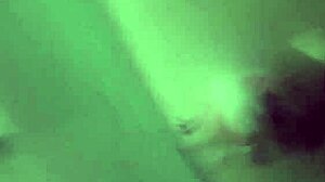 colombian girlfriend fucks foreign cock in motel shower new year's eve