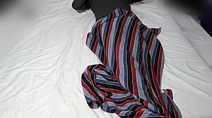 Boss's wife gets surprised by driver's thick black cock and reacts unexpectedly.