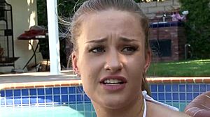 lesbian sex in pool after tennis