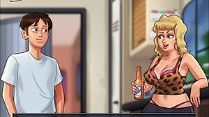 Summertime saga episode 154 featuring a hot milf scene