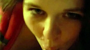 my new wife is sucking my dick in this amateur bbw blowjob video