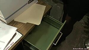 Blonde In Stockings Rides Sybian Machine For Intense Orgasm