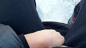 Man Jerks Off Riskily In Public Park