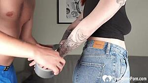 teaching my redhead gf all about bondage