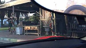 Keisha大胆接受肛门拳交和内射，在激烈肛交中