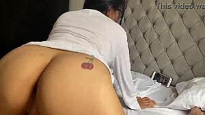 my stepsister comes into my room to fuck, and begs me to cum on her face?