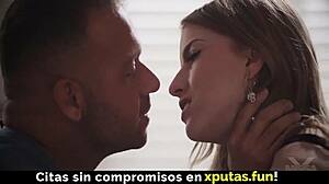 Cute Busty Girl in Glasses Enjoys Fucking Spanish Sub