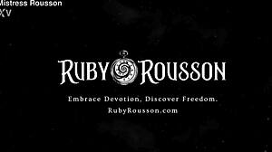 Oiled Up by Chaste Boyfriend in Femdom Session